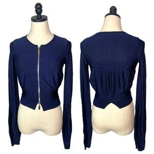Yves Saint Laurent Navy Blue Blouse